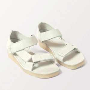 Clarks Original Wallabee Sandal in White